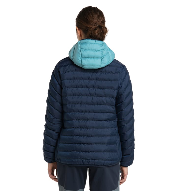 Särna Mimic Hood Women Tarn Blue/Frost Blue