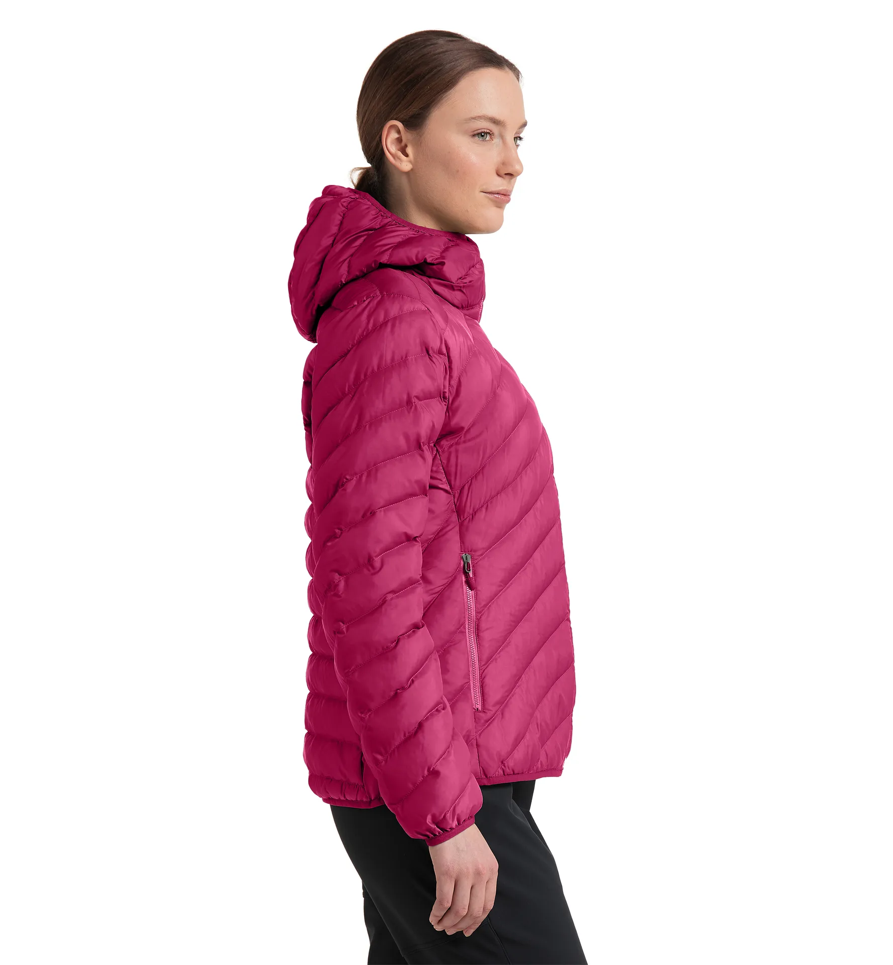 Särna Mimic Hood Women Deep Pink
