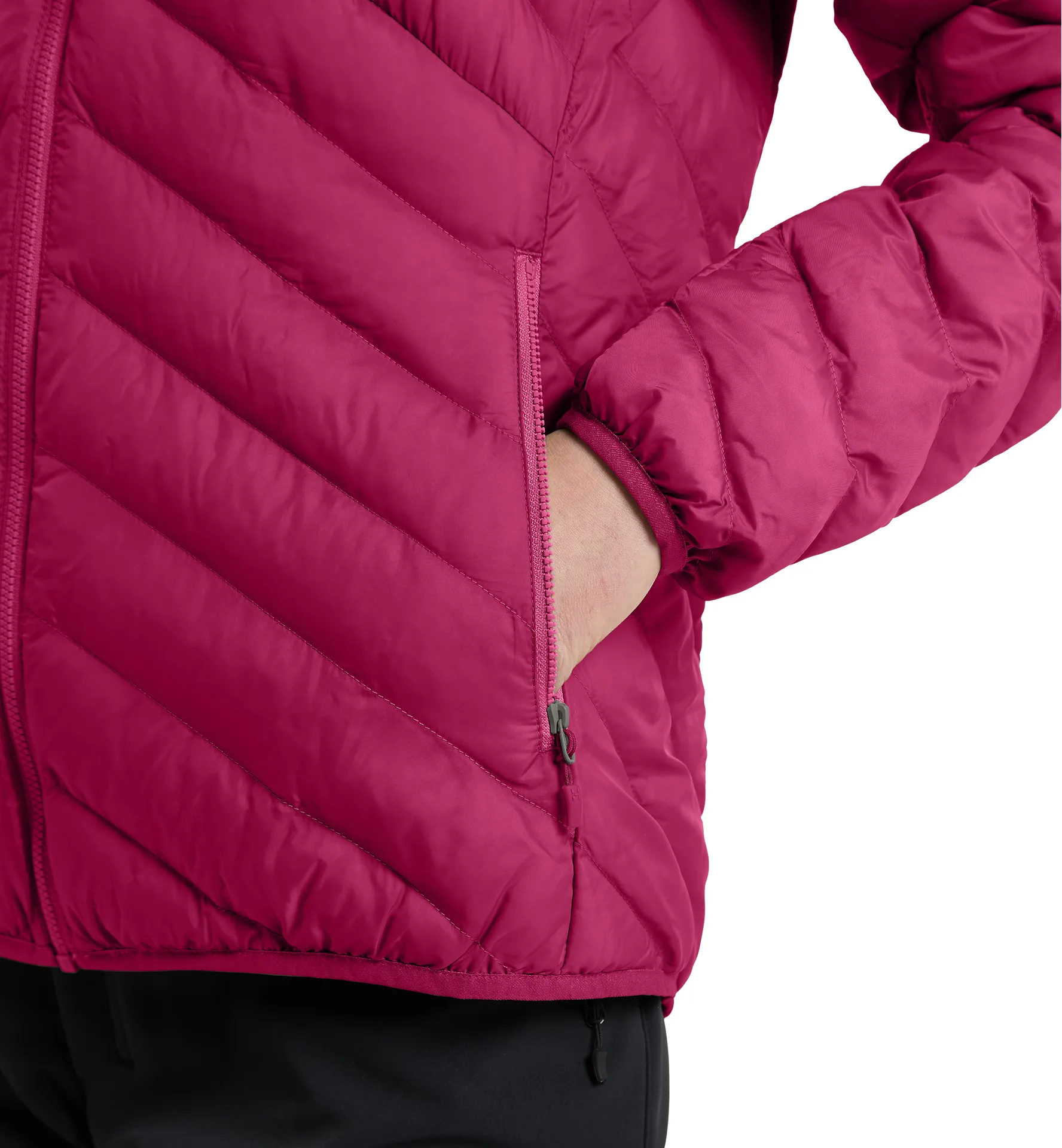 Särna Mimic Hood Women Deep Pink