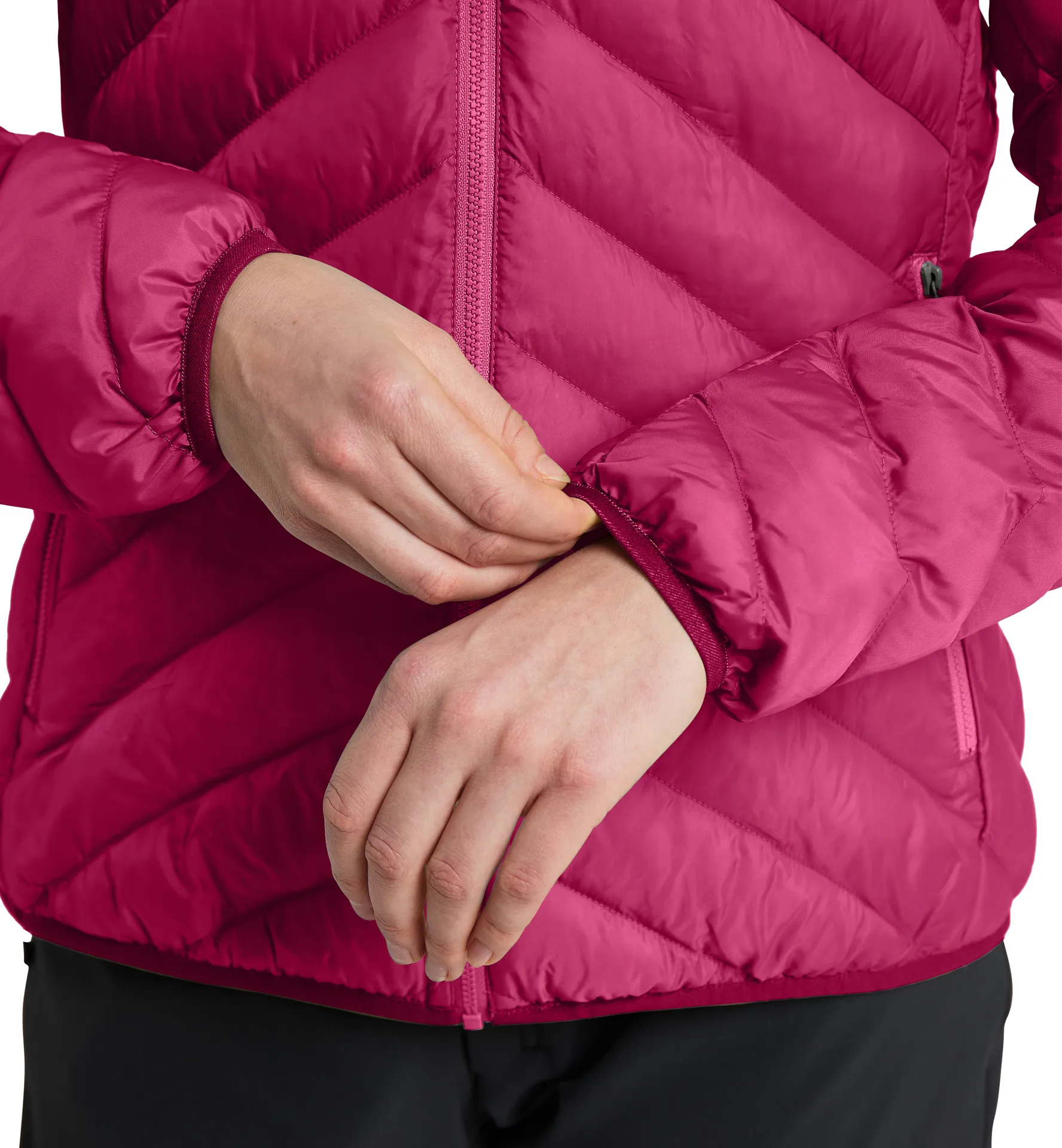 Särna Mimic Hood Women Deep Pink