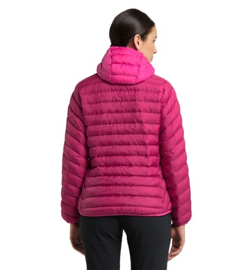 Särna Mimic Hood Women Deep Pink/Ultra Pink