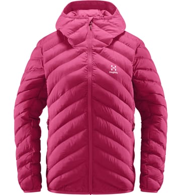 Särna Mimic Hood Women Deep Pink/Ultra Pink