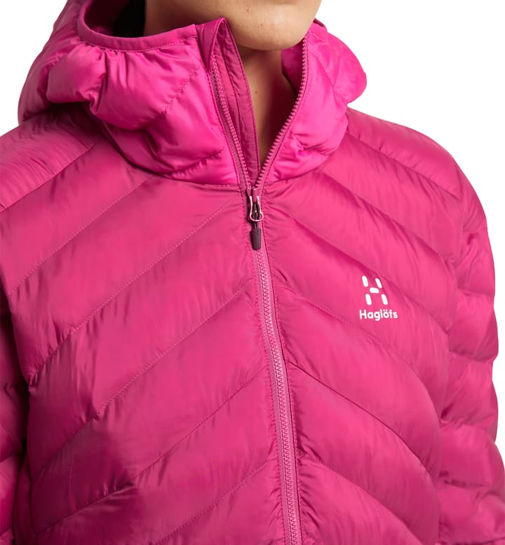 Särna Mimic Hood Women Deep Pink/Ultra Pink