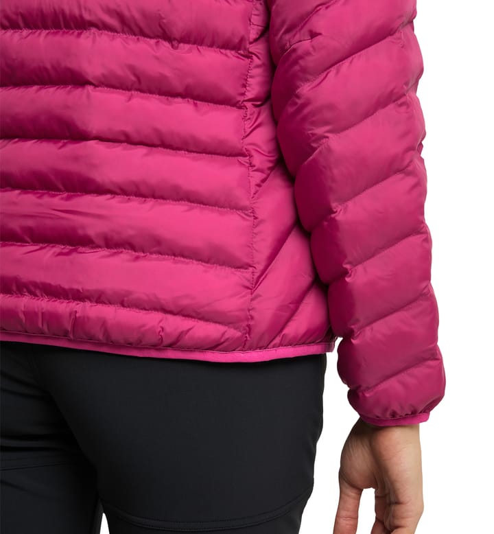 Särna Mimic Hood Women Deep Pink/Ultra Pink