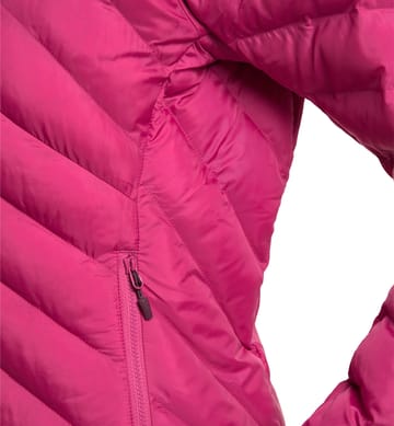 Särna Mimic Hood Women Deep Pink/Ultra Pink