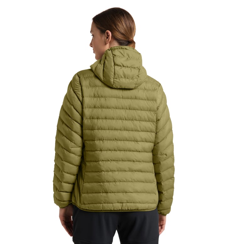 Särna Mimic Hood Women Olive Green