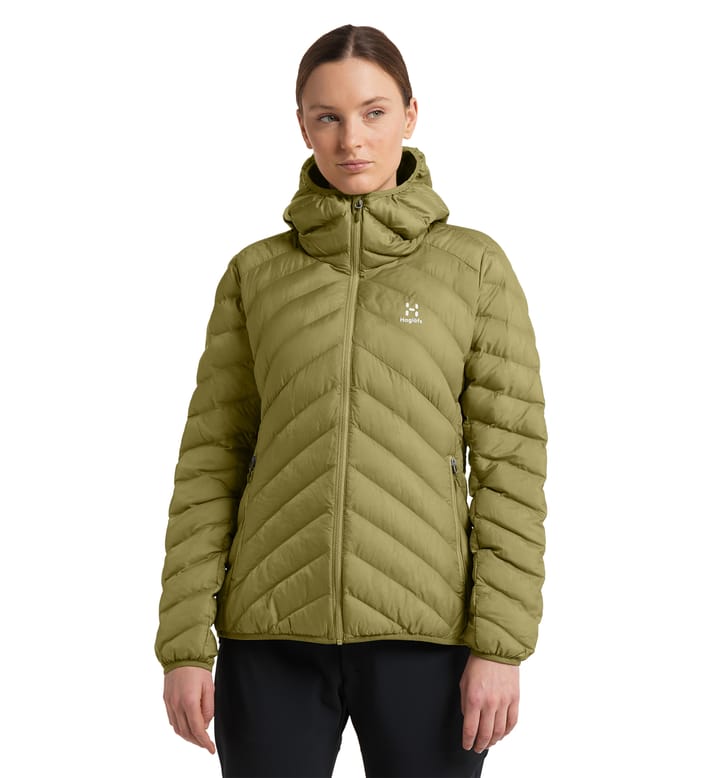 Särna Mimic Hood Women Olive Green