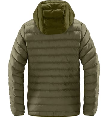 Särna Mimic Hood Women Thyme Green/Olive Green