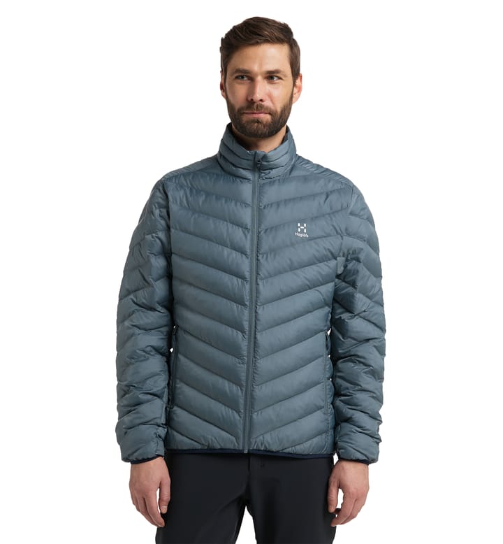 Särna Mimic Jacket Men Steel Blue