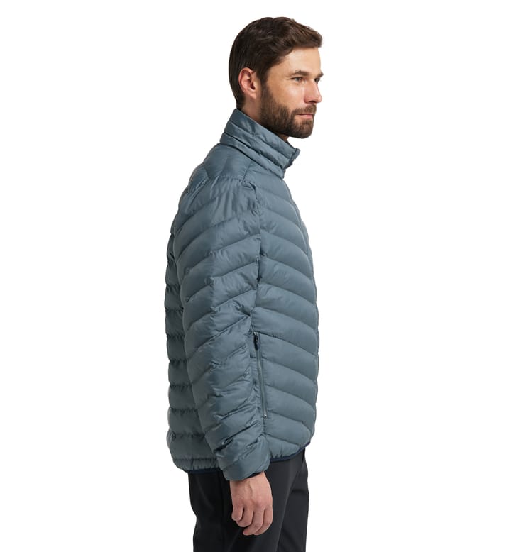 Särna Mimic Jacket Men Steel Blue