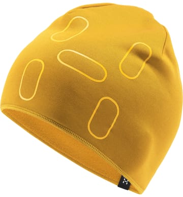 Fanatic Print Beanie Autumn Leaves/Pumpkin Yellow