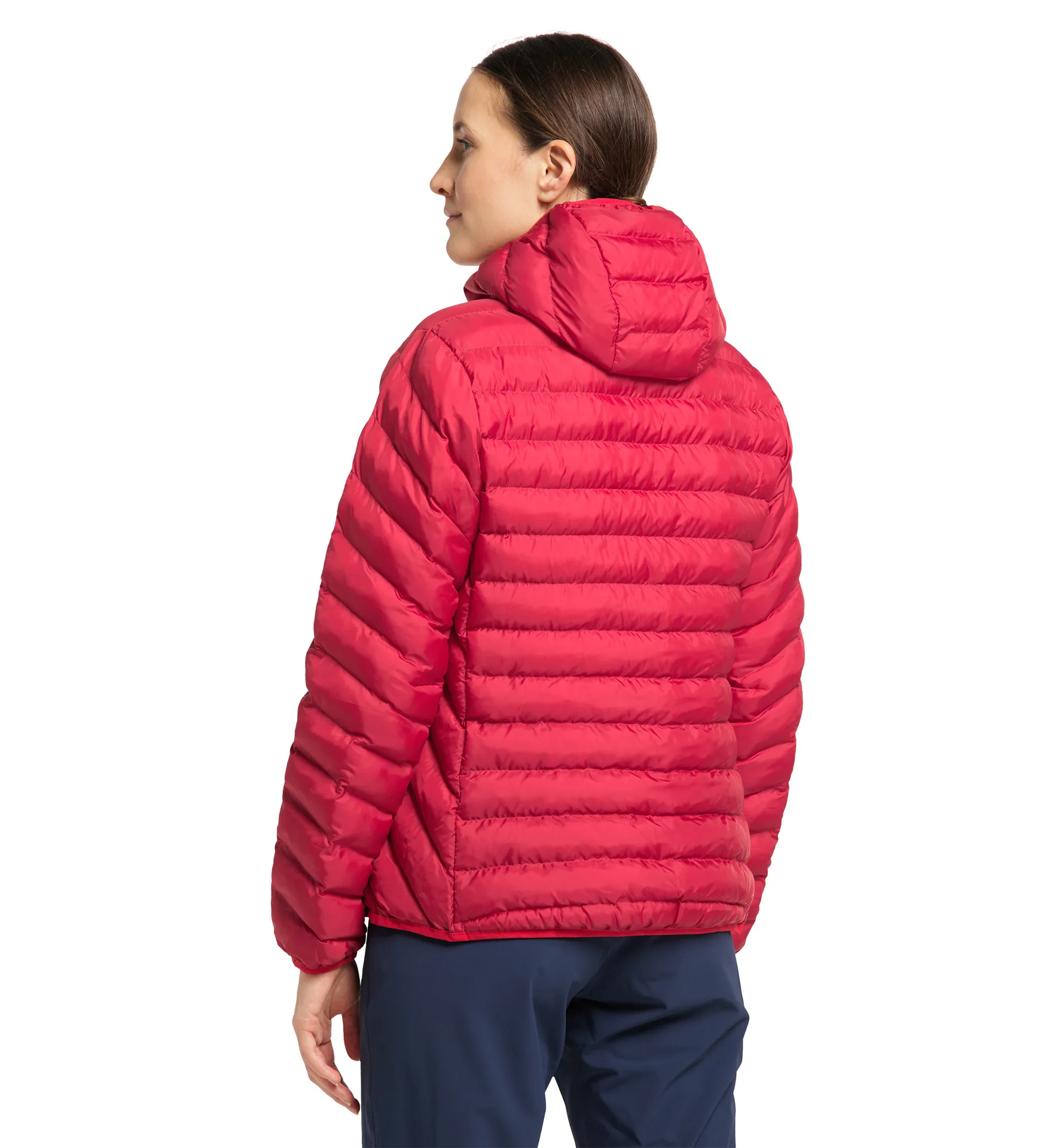 Base Mimic Hood Women Dala Red/Scarlet Red