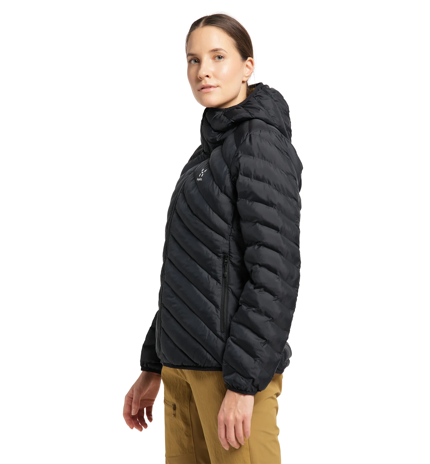 Base Mimic Hood Women True Black/Cinnamon Brown