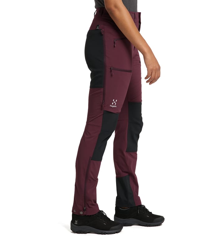 Rugged Standard Pant Women Aubergine/True Black