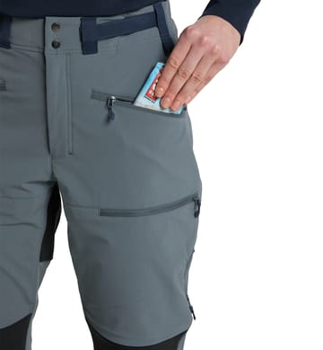 Rugged Standard Pant Women Steel Blue/True Black