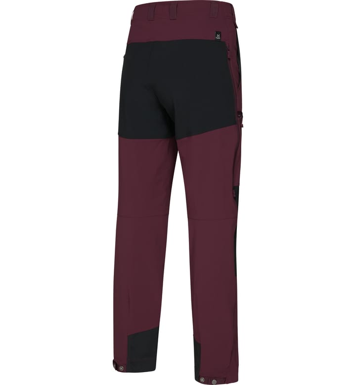 Rugged Relaxed Pant Women Aubergine/True Black