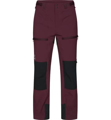 Rugged Relaxed Pant Women Aubergine/True Black