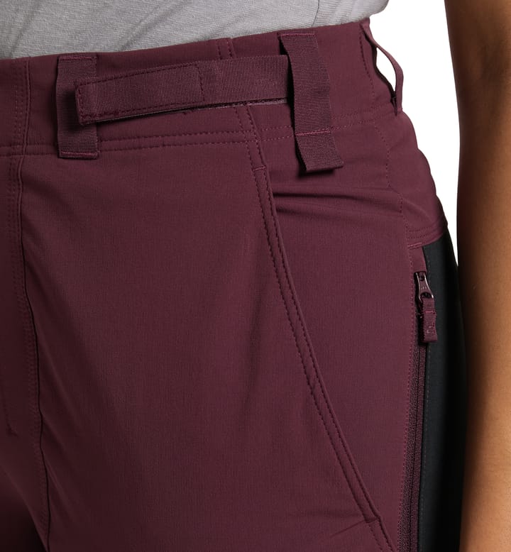 Rugged Relaxed Pant Women Aubergine/True Black