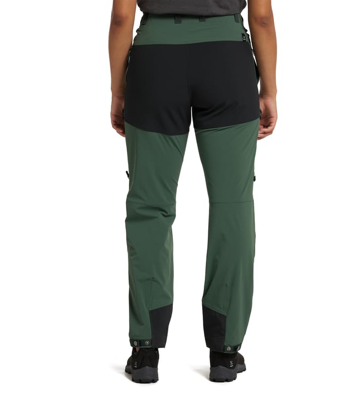 Rugged Relaxed Pant Women Fjell Green/True Black