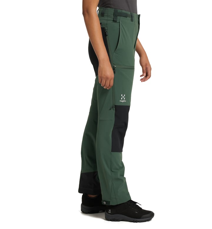 Rugged Relaxed Pant Women Fjell Green/True Black