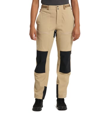 Rugged Relaxed Pant Women Sand/True Black