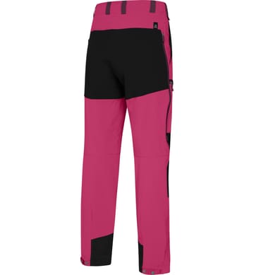 Rugged Relaxed Pant Women Deep Pink/True Black