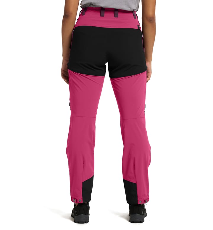 Rugged Relaxed Pant Women Deep Pink/True Black