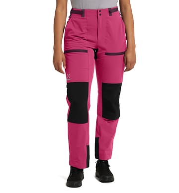 Rugged Relaxed Pant Women Deep Pink/True Black