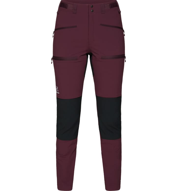 Rugged Slim Pant Women Aubergine/True Black