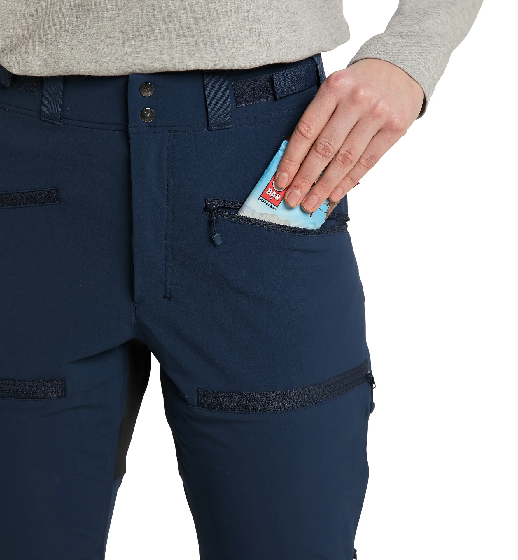 Rugged Slim Pant Women Tarn blue/True black