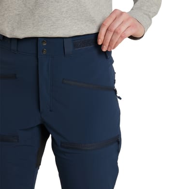 Rugged Slim Pant Women Tarn blue/True black