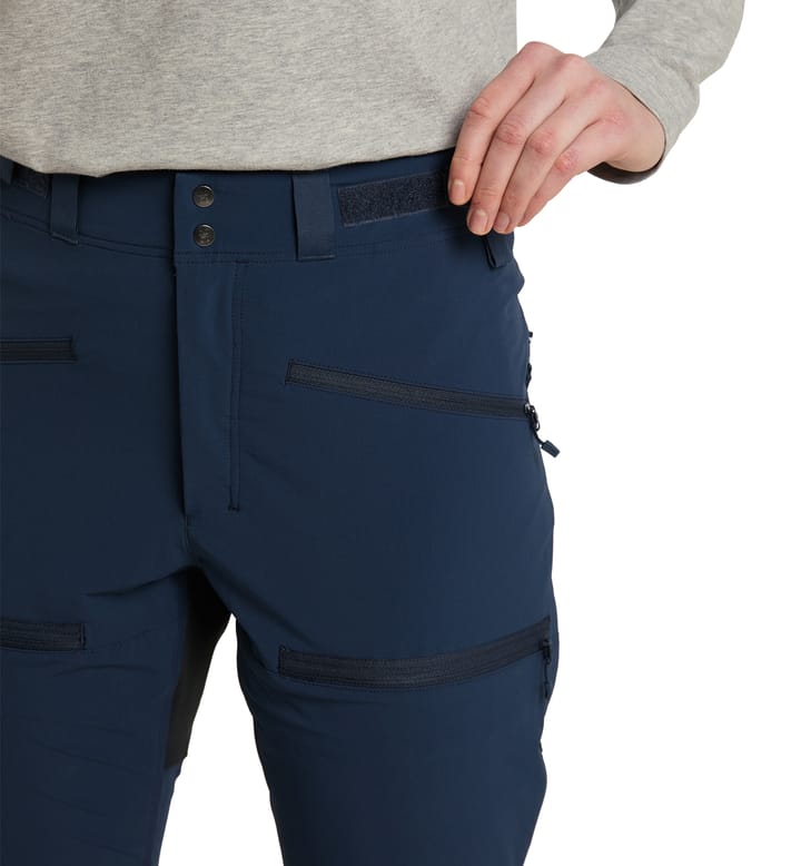 Rugged Slim Pant Women Tarn blue/True black