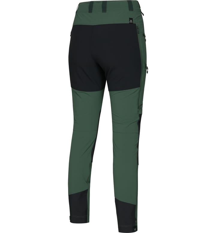 Rugged Slim Pant Women Fjell green/True black