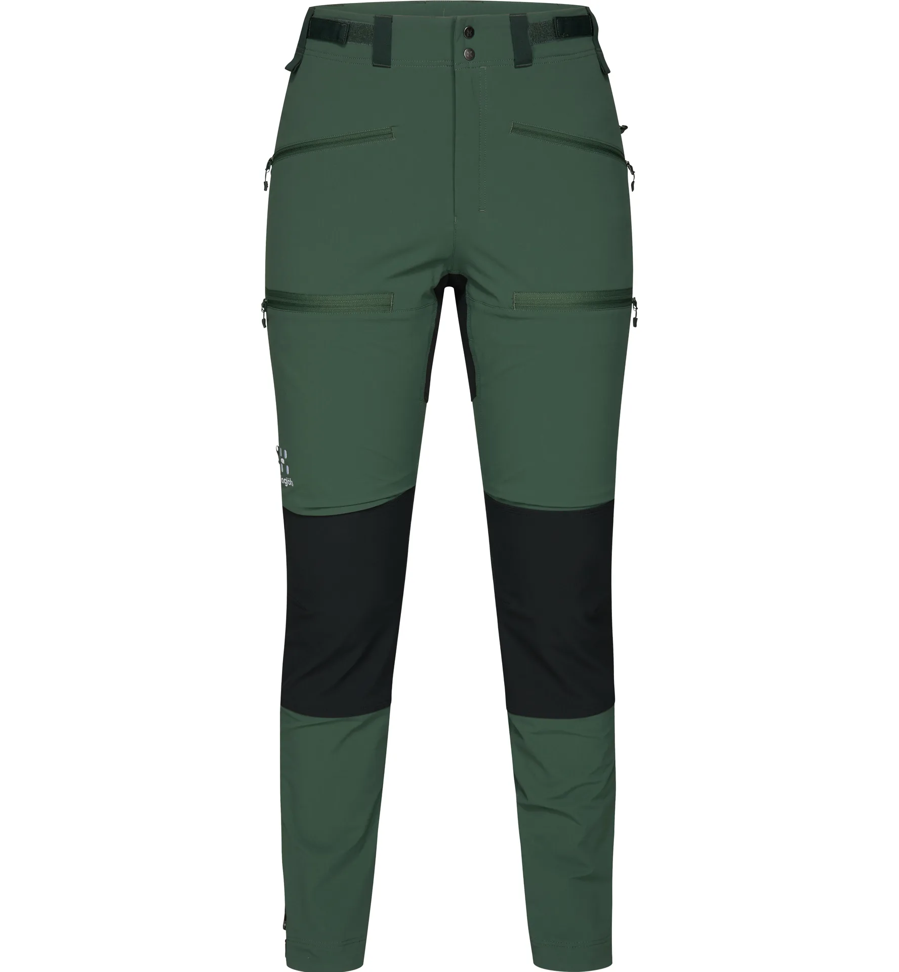Rugged Slim Pant Women Fjell green/True black