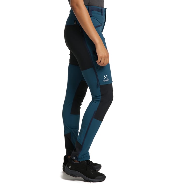 Rugged Slim Pant Women Dark Ocean/True Black