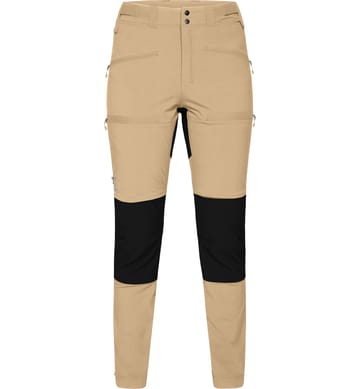 Rugged Slim Pant Women Sand/True Black