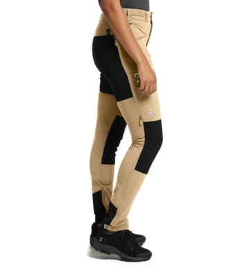 Rugged Slim Pant Women Sand/True black