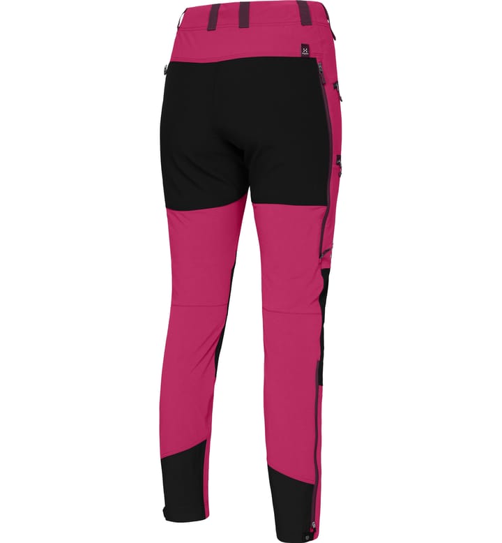 Rugged Slim Pant Women Deep Pink/True Black