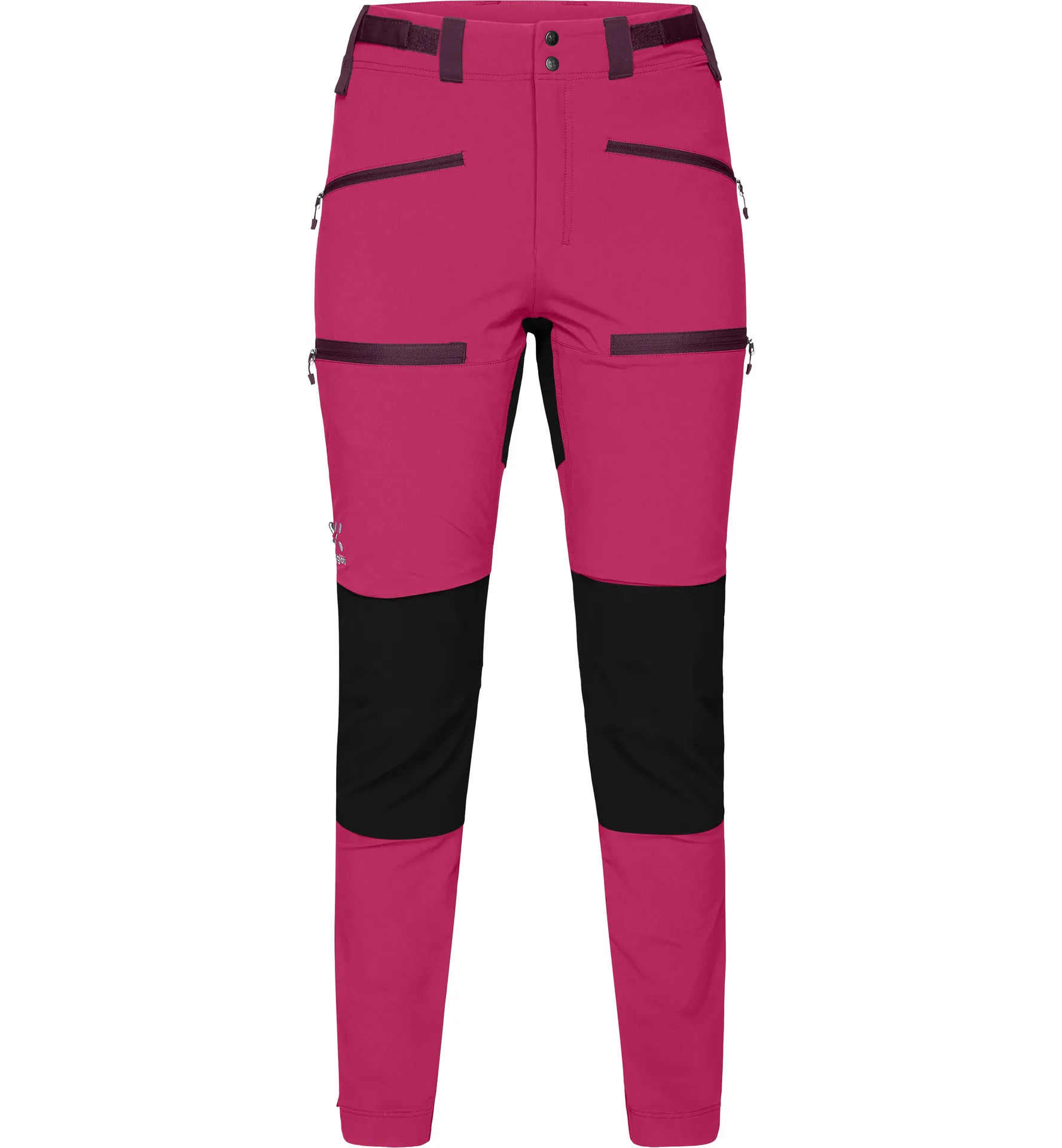 Rugged Slim Pant Women Deep Pink/True Black
