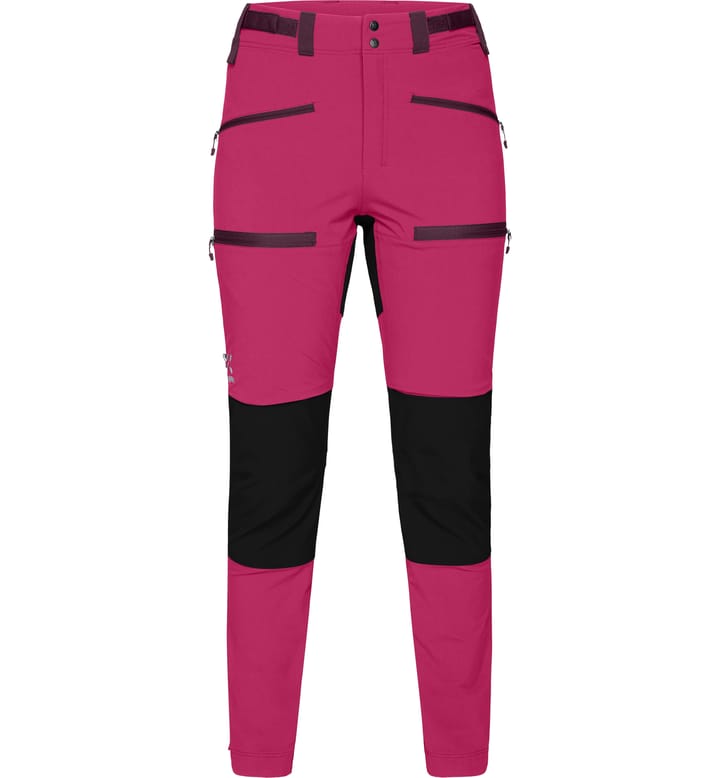 Rugged Slim Pant Women Deep Pink/True Black