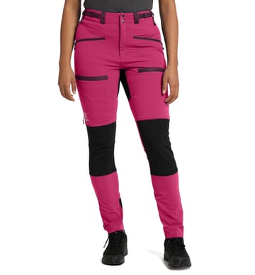 Rugged Slim Pant Women Deep Pink/True Black