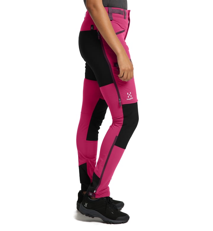 Rugged Slim Pant Women Deep Pink/True Black