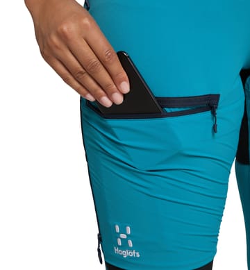 Rugged Slim Pant Women Maui Blue/True Black