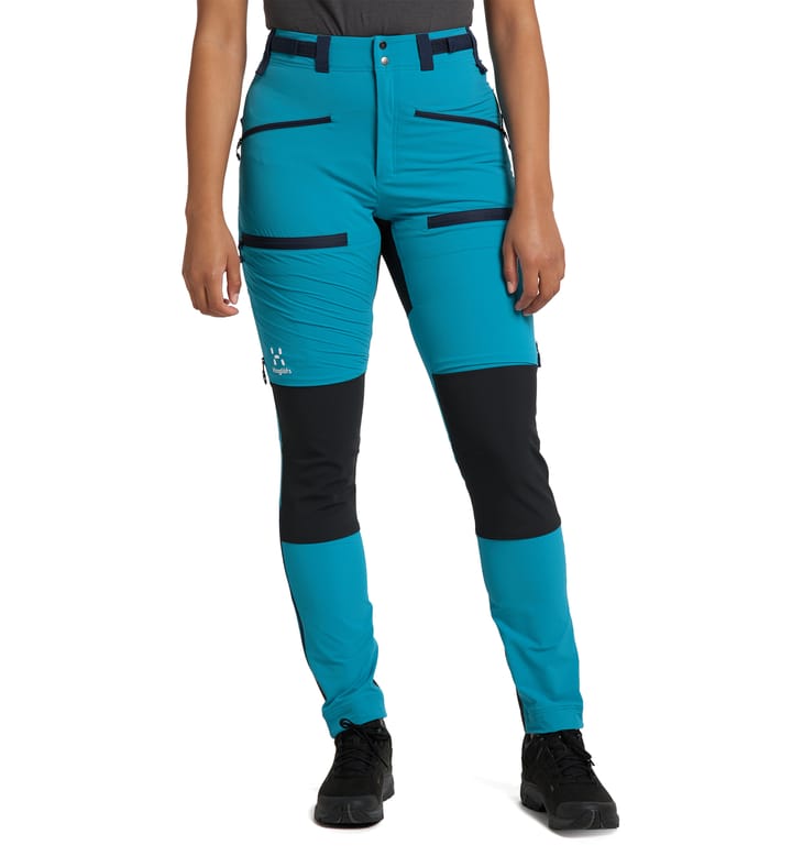 Rugged Slim Pant Women Maui Blue/True Black