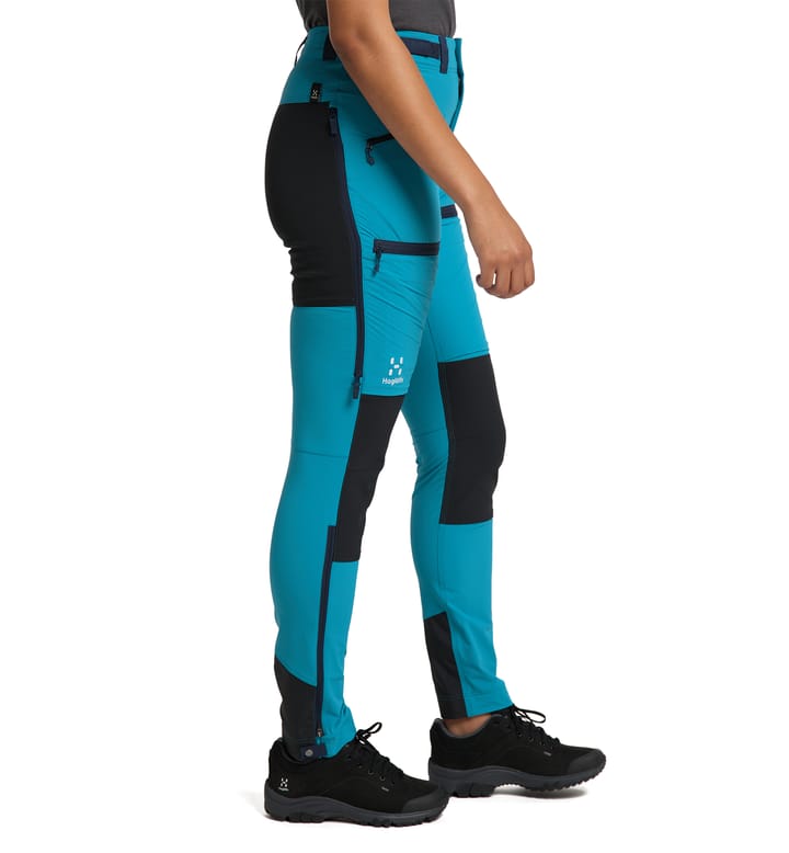 Rugged Slim Pant Women Maui Blue/True Black