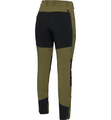 Rugged Slim Pant Women Olive Green/True Black