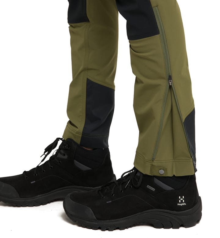 Rugged Slim Pant Women Olive Green/True Black