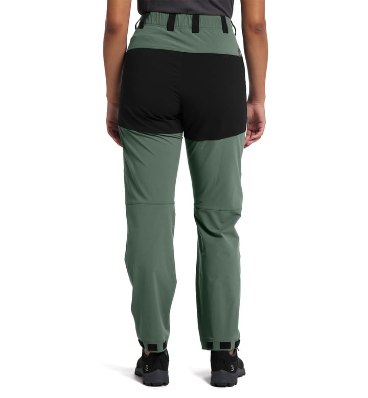 Mid Relaxed Pant Women Fjell green/True black