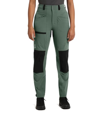 Mid Relaxed Pant Women Fjell green/True black