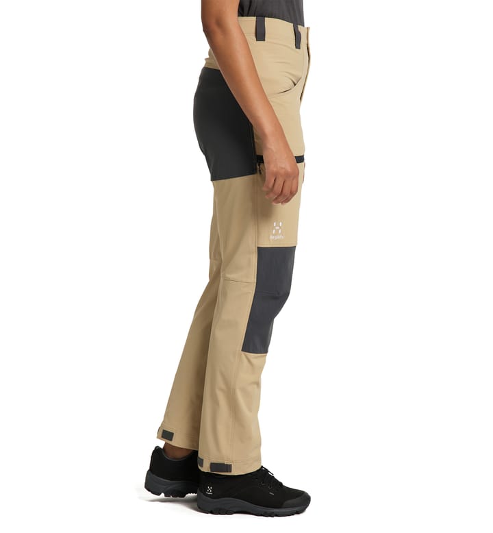 Mid Relaxed Pant Women Sand/Magnetite